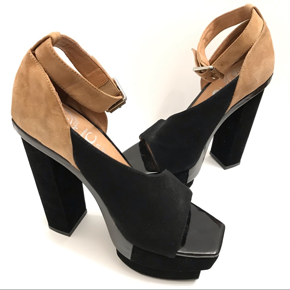 JEFFREY CAMPBELL || Suede Platform Heels